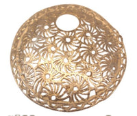 Load image into Gallery viewer, Silberanhänger Filigran Muster Rund Anhänger Sterling Silber 925er Unisex Schmuck
