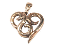 Load image into Gallery viewer, Silberanhänger Dreieck Schnörkel Anhänger Sterling Silber 925er Unisex Schmuck
