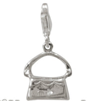 Load image into Gallery viewer, Silberanhänger Handtasche Charm Anhänger 925er Sterling Silber Damen Schmuck
