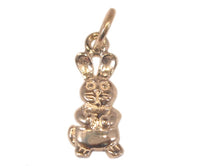 Load image into Gallery viewer, Silberanhänger Hase Anhänger 925er Sterling Silber Unisex Schmuck
