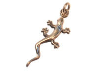 Load image into Gallery viewer, Silberanhänger Eidechse Anhänger 925er Sterling Silber Unisex Schmuck
