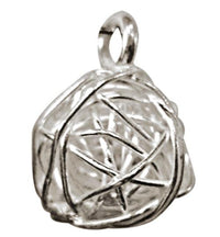 Load image into Gallery viewer, Silberanhänger Kugel ca. 14 mm Draht Geflecht Anhänger Sterling Silber 925er Unisex Schmuck
