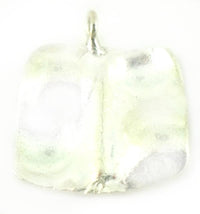 Load image into Gallery viewer, Silberanhänger Quadrat wellig gehämmert 30 mm Anhänger Sterling Silber 925er Damen Schmuck
