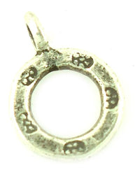 Load image into Gallery viewer, Silberanhänger Hill Tribe Ring Punkte Anhänger Sterling Silber 925er Damen Schmuck
