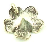 Load image into Gallery viewer, Silberanhänger Hill Tribe Punkte Blume 16 mm Anhänger Sterling Silber 925er Damen Schmuck
