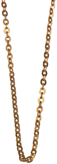 Load image into Gallery viewer, Messing Brass Anhänger Om glänzend antik golden Kette Tribal nickelfrei 24 mm Bronze
