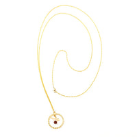 Load image into Gallery viewer, Kette 18 karat vergoldet Vogel Perlmutt Zopf Ring Singapurkette Stein nickelfrei Karabiner
