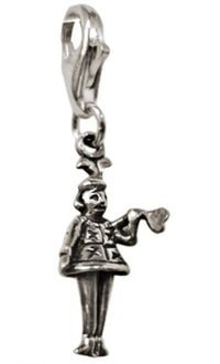 Load image into Gallery viewer, Silberanhänger Herz König Charm Anhänger 925er Sterling Silber Unisex Schmuck
