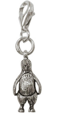 Load image into Gallery viewer, Silberanhänger Pinguin Charm Anhänger 925er Sterling Silber Unisex Schmuck
