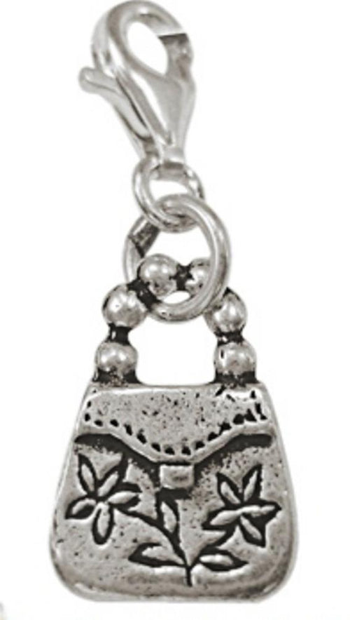 Silberanhänger Tasche Charm Anhänger 925er Sterling Silber Damen Schmuck
