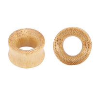 Load image into Gallery viewer, Heller Krokodilholz Flesh Tunnel gemasert double flared
