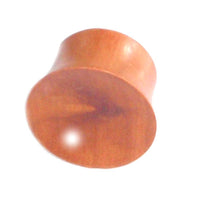 Load image into Gallery viewer, Sonoholz Plug Maserung Wölbung Holzplug handgeschnitzt Tribal Tunnel Ohrstecker Expander
