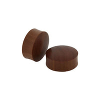 Cargar imagen en el visor de la galería, Tribal Holz Plug braun rot Maserung Holzplug handgeschnitzt Rosenholz Tunnel Expander
