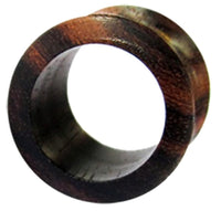 Load image into Gallery viewer, Tunnel dunkelbraun Sonoholz schmaler Rand Holz
