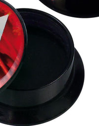 Load image into Gallery viewer, Schraub Plug Acryl Sonnenuntergang Berg Dreieck blau
