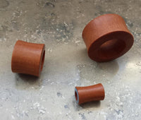 Cargar imagen en el visor de la galería, Flesh Tunnel Sawoholz Rim Inlay dünn Türkis double flared
