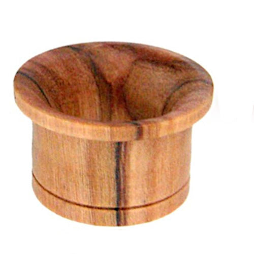 Olivenholz Flesh single flared Tunnel Lobe Piercing Holz konkav