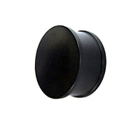 Cargar imagen en el visor de la galería, Holz Plug konkav Eisenholz Punktestruktur schwarz
