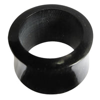 Cargar imagen en el visor de la galería, Horn Flesh Tunnel schwarz Tribal Plug Piercing double flared
