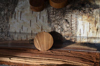 Cargar imagen en el visor de la galería, Holz Teakholz Plug Sonnen Maske double flared
