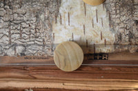 Load image into Gallery viewer, Krokodil Holz Plug Kreuz Blume hell double flared
