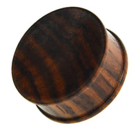 Load image into Gallery viewer, Tribal Holz Plug Sonoholz dunkelbraun Unisex ribbed
