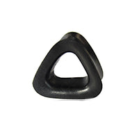 Load image into Gallery viewer, Triangle Tunnel Arangholz schwarz konkav Expander Plug Tribal dreieckig
