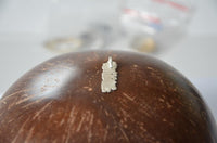 Load image into Gallery viewer, Anhänger 925 Sterling Silber Kreise schwarz schmal
