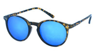 Load image into Gallery viewer, Sonnenbrille rund John Lennon Punkte Vintage Retro 400UV Schlüsselloch Steg Katzenauge

