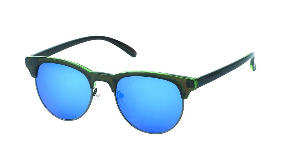 Sonnenbrille rund Retro John Lennon Stil 400UV dicke Rahmenoberseite Cat Eye