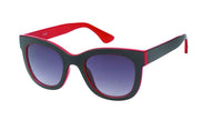 Load image into Gallery viewer, The Sonnenbrille Cat Eye Stil Damen features a broad vintage black frame with red outline, red inner arms, getönte Gläser, and 400UV Schutz—combining modern glamour, elegance, and optimal Augenschutz for every Frau.
