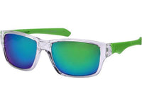 Cargar imagen en el visor de la galería, Sonnenbrille Nerd Sport Brille verspiegelt 400 UV transparent Bügel bunt gerade
