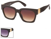 Load image into Gallery viewer, Sonnenbrille kantig Nerd Cateye 400 UV Zierscharnier getönt groß
