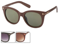 Load image into Gallery viewer, Sonnenbrille Cat Eye 400 UV getönt T-förmige Metallverzierung
