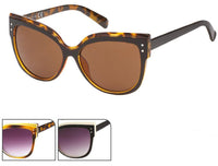 Load image into Gallery viewer, Sonnenbrille Cateye Katzenaugen 400 UV zweifarbig Rahmen Punkte
