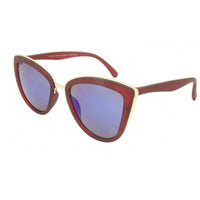 Load image into Gallery viewer, Sonnenbrille Cherokee Classic Cateye 400UV verspiegelt Metalloberkante
