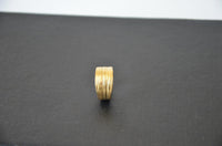 Cargar imagen en el visor de la galería, Silberring vergoldet 925 Sterlingsilber Bandring Linien
