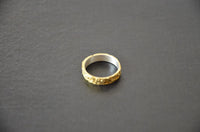 Cargar imagen en el visor de la galería, Silberring vergoldet 925 Sterlingsilber Bandring Krater
