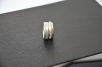 Load image into Gallery viewer, Silberring 925 Sterlingsilber Bandring Band gebürstet
