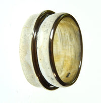 Load image into Gallery viewer, Ring 925 Sterling Silber konkav beweglich glänzend
