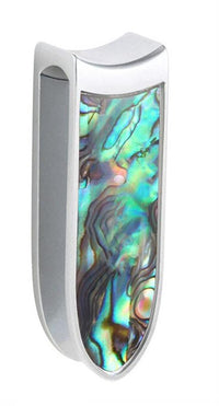 Cargar imagen en el visor de la galería, Ohrgewicht Ohrhänger Piercing Edelstahl Perlmutt 12mm
