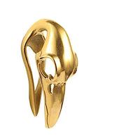 Load image into Gallery viewer, Ohrgewicht 12mm Hook Edelstahl PVD Vogel Skull Piercing
