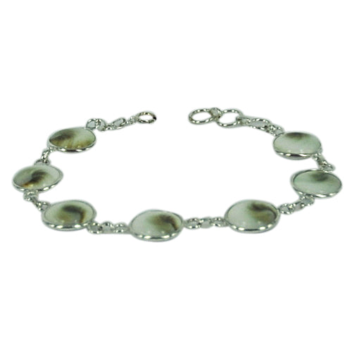 Shivaauge Armband Shiva Auge rund 8 mm 925er Sterling Silber Damen Schmuck Silberarmband