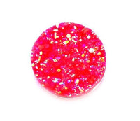 Load image into Gallery viewer, Chunks Buttons Druckknöpfe Click Button für Lederarmband Chunk Edelstahl Armband Glitzer pink
