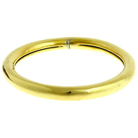 Cargar imagen en el visor de la galería, Messing Brass Armreif rund golden Rille 8 mm nickelfrei antik Tribal 60 mm Schmuck
