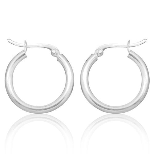 Silberohrringe 925er Silber Ohrringe Ohrhänger Damen Schmuck Creolen dick Glanz