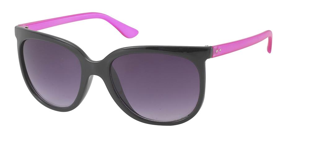 Sonnenbrille Damen Nerdbrille getönt 400UV pinker Bügel lila getönt