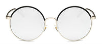 Cargar imagen en el visor de la galería, Sonnenbrille Round Glasses 400 UV Metallrahmen metallic verspiegelt
