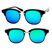 Load image into Gallery viewer, Trend Sonnenbrille Korea 400 UV verspiegelt Halbrahmen
