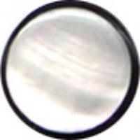 Load image into Gallery viewer, Buffalo Horn Fake Piercing, leicht gebogener Spike, schwarz mit eingefasstem Perlmutt, Ohrhänger, Ohrstecker, Ohrring
